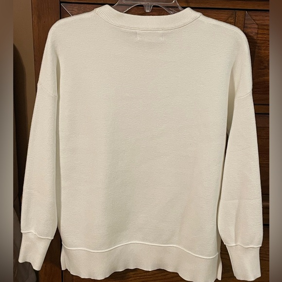 Happily Grey Women's Cream Crewneck Pullover Sweater - Picture 5 of 5